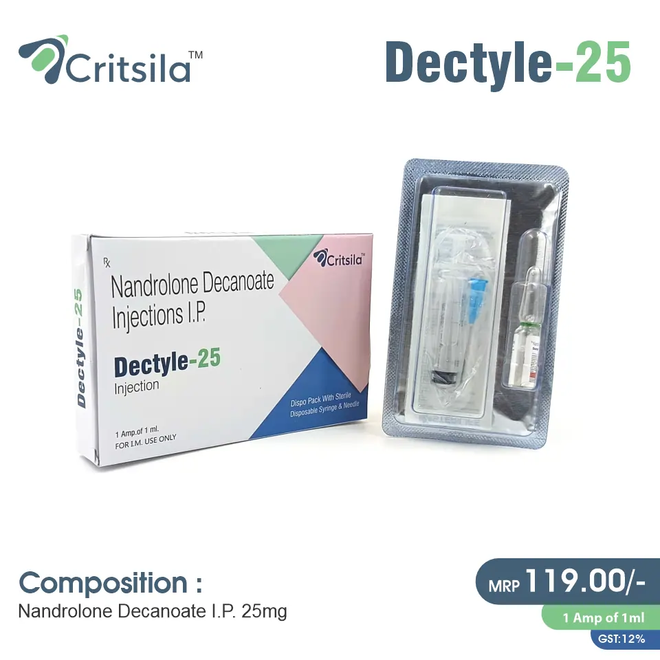 Nandrolone Decanoate 25mg Injection | Best price for PCD Pharma Franchise | Anabolic support for muscle & bone strength